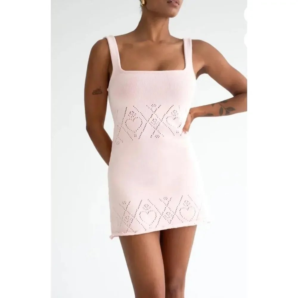 Rumored Parlor Mini Dress in Shortcake | Size M NWT New With Tags